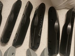 Rollerblade Solo Sole Plates Size 8.5 Black And Grey 3 Pair