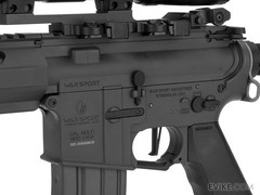 Krytac War Sport Licensed LVOA-C Carbine Airsoft AEG Rifle (Model: Black)