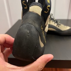 La Sportiva TC Pro Rock Climbing Shoes Mens EU 42.5 US 9.5 Tan Black Vibram