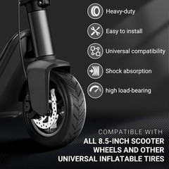 8.5″ Tire & Tube, 50/75-6.1 Scooter Replacement Tire for Gotrax Gxl V2/ Xiaomi M