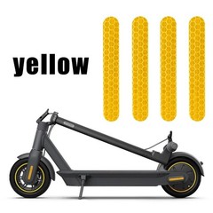 4pcs Reflective Wheel Cover Stickers for Ninebot Max G30 Electric Scoote