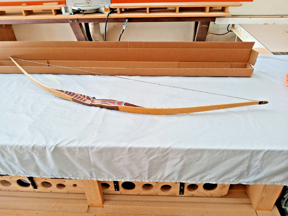 CHARRON ARCHERY – CUSTOM LONGBOW 60″AMO @ 32#