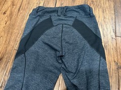 Kerrits Women Riding Pants Leggings Medium M Gray Black Pull On Equestrian