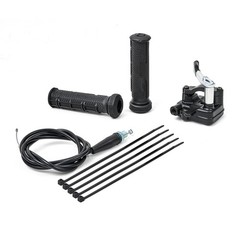 Thumb Throttle Assembly Cable 7/8 22mm For ATV Quad Go Kart Dirt Pit Bike Black