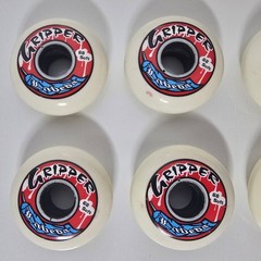 Labeda Gripper Inline Hockey Wheels 68mm 68 Soft White Set of 8 Indoor Roller