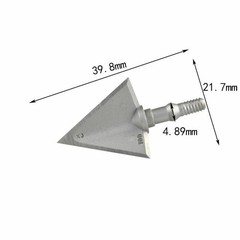 6PCs Archery Hunting 125 Grain Broadheads Steel Tips Arrowheads Crossbow Shoot