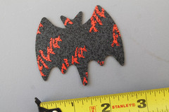 ALVA Skateboards Red Black Gothic Bat Dogtown Z2 Skateboarding Rip Grip STICKER