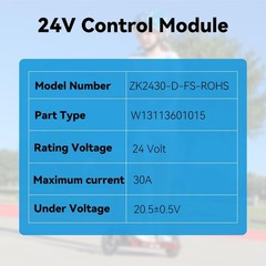24V Control Module On Off Switch Kit For Razor E200 E300 Electric Scooter MX350