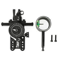 Compound Bow 1 Pin Sight Micro Adjustable Adaptor Scope Sight 4x 6x 8x Shooting