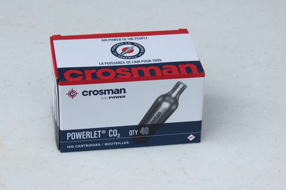 Crosman Powerlet CO2 Cartridges 12 gr 40 count New in Box Free Shipping!