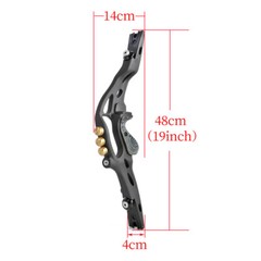 ILF 62″ Recurve Bow 19» Riser Counterweight 30-60lbs Archery American Hunting