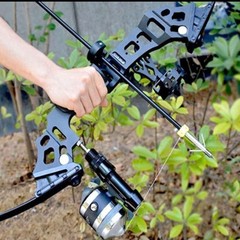 40lbs Bowfishing Recurve Bow Kit Fishing Arrow Reel Archery Straight Bow Hunting