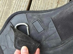 Devoucoux GT Option Black Padded Belly Guard Stud Dressage Girth – 24″-60cm EUC!