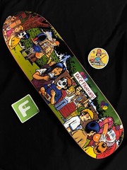 RARE SIGNED Paisley Skates Serial Party Sean Cliver Skateboard Deck AUTOGRAPHED