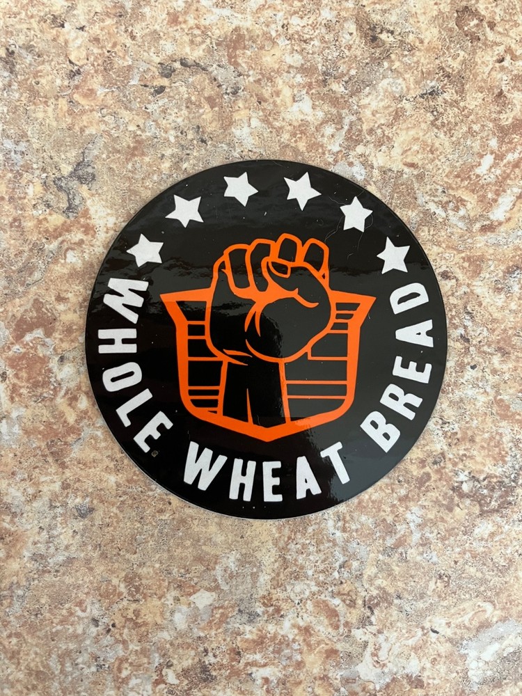 Vintage Whole Wheat Bread Minority Rules 2004 Florida pop punk promo sticker