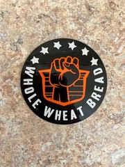 Vintage Whole Wheat Bread Minority Rules 2004 Florida pop punk promo sticker
