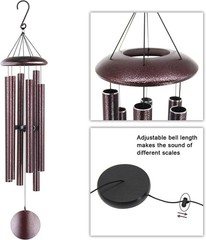 ASTARIN Outdoor Wind Chimes, 45 in Memorial Chimes with 6 Heavy Tubes, Large …