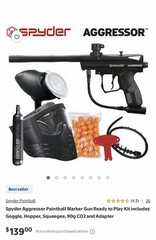 Two Spyder Aggressor Paintball Markers