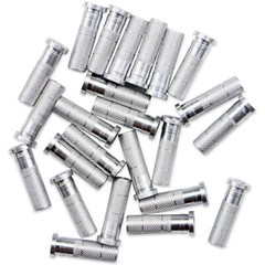 50-200Pcs Aluminum Arrow Insert ID 6.2mm Carbon Fiberglass Archery Bow Shooting