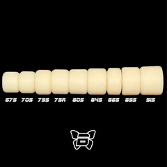 Bloob Pro Fingerboard Wheels Abec5 Black 7.6mm