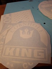 cornhole vinyl decals