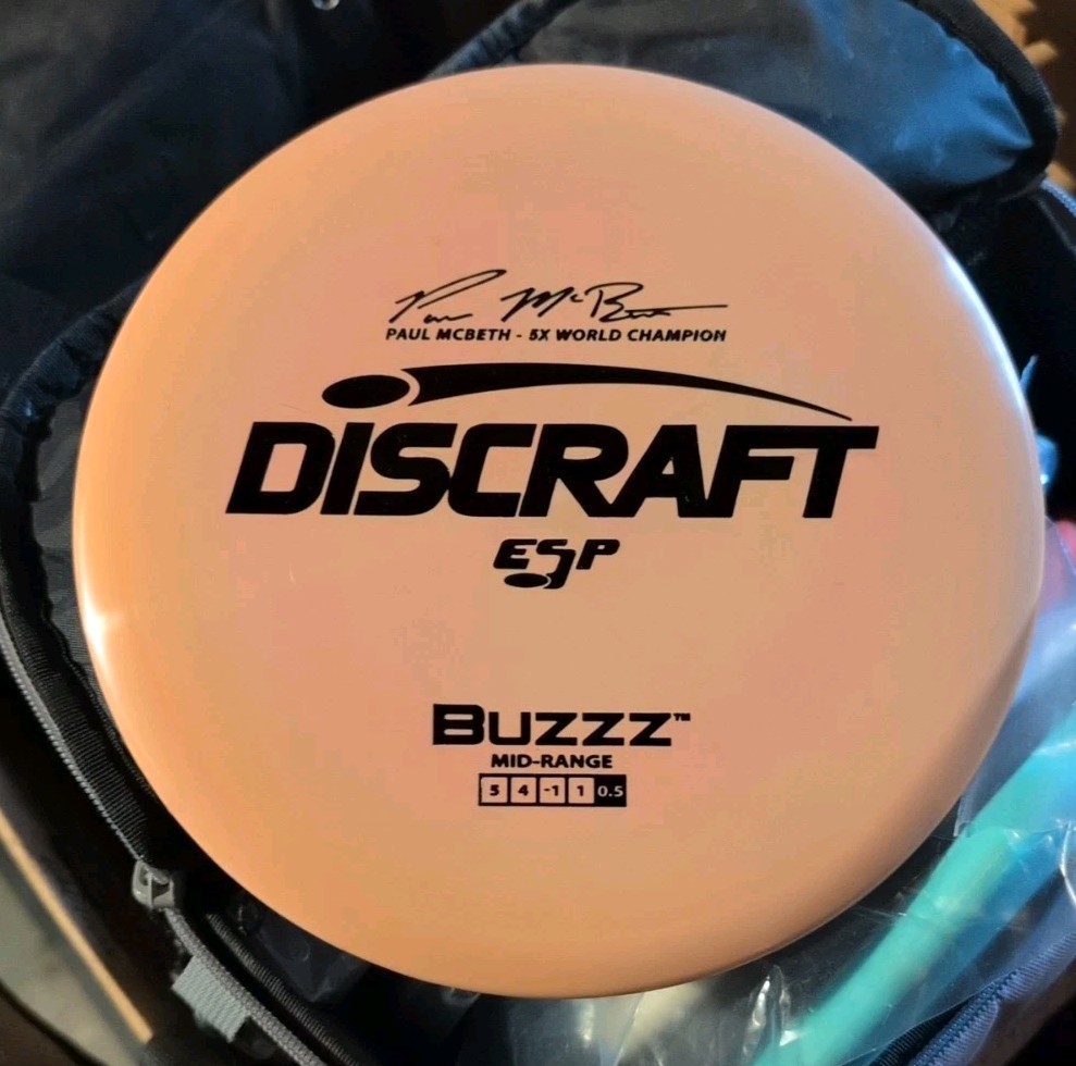 Discraft BRAND NEW 5X PAUL MCBETH ESP BUZZZ 177+ Orange With Black Stamp Clean