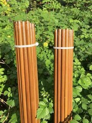 50pcs Archery Shafts 33in 50-55lbs 55-60lbs Bamboo Target Arrows Turkey Hunting