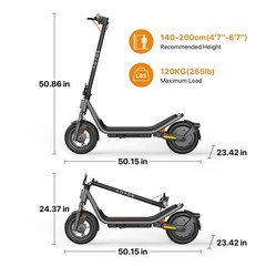 🛴ELECTRIC SCOOTER PEAK 1000W 28MILE RANGE ADULT 20MPH HIGH SPEED COMMUTE 12″ US