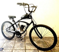 NEW 2-STROKE 100cc Upgrade COMPLETE MOTORIZED BIKE KIT AND CRUISER BICYCLE