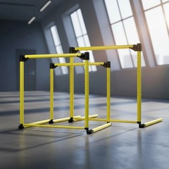 3Pcs Hurdles Training Equipment, Adjustable Height Hurdles Track and Field, A…