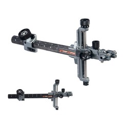 Compound Bow Sight 9″ Carbon Bar 0.019″ Fiber 2x 4x 6x 8x Lens Competition RH LH
