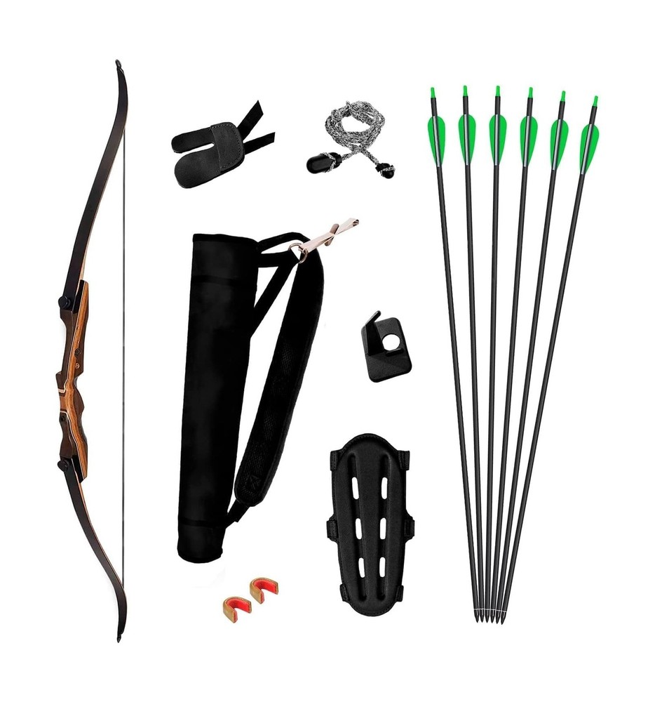 Samick Sage Takedown Recurve Bow and Arrow Set – 62 Inch Complete Ready-to-Us…