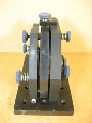 Aluminum Tilt Stage, 3-5/8″L x 1-1/2″H, Base Plate 5″L x 3″W, Threaded Hole 34mm