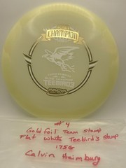2018 Calvin Heimburg glow Teebird3 Innova disc golf Team 2 color stamp 175g