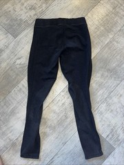 Dover Saddlery Mens Full Length Trouser Size M Riding Pants Black Cotton Blend