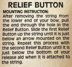 The Game Tracker Relief Button Model 5045 Improves Accuracy Easy Installation