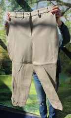 44-72 Ladies Millers 34R CR7 beige riding pants MADE IN USA was 64.95