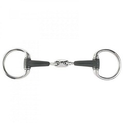 Horze Rubber Oval Link Eggbutt Snaffle Bit