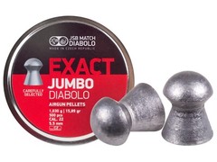 JSB Match 500 Count EXACT JUMBO Domed 5.5mm .22 Caliber Premium Air Pellets