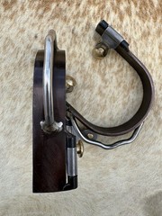 Pair Ladies Antiqued Brown Steel Western Humane Bumper Spurs FREE SHIPPING