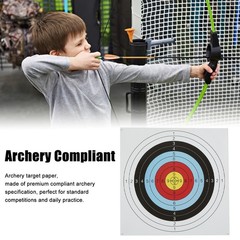 30 PCS Archery Target Paper Durable Full Shooting For Practice Popular
