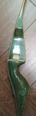 (MA2) Vintage Bear Kodiak Hunter Recurve Bow 60 in. 45#