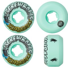 Santa Cruz Screw Balls Speed Balls Slime Balls Wheels (green) 53mm 99A 4 Pack