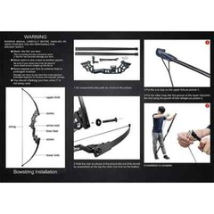 30/40/50 Pound Archery 51 Inch Recurve Set Adult Metal Riser Longbow Shooting
