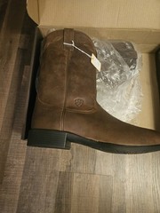 NIB – Ariat Men’s Heritage Roper Western Boots Distressed Brown US 14 D 10002284