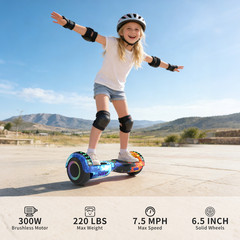 Commugo Hoverboard Off Road Self Balancing Scooter w/ Bluetooth Speakers UL 2272