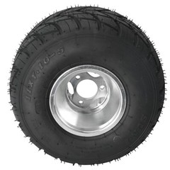 Pair 11×7.10-5 Racing Kart Rear Wheel Tire Set 5 Inch Rim 3 Bolt Rain Tyre