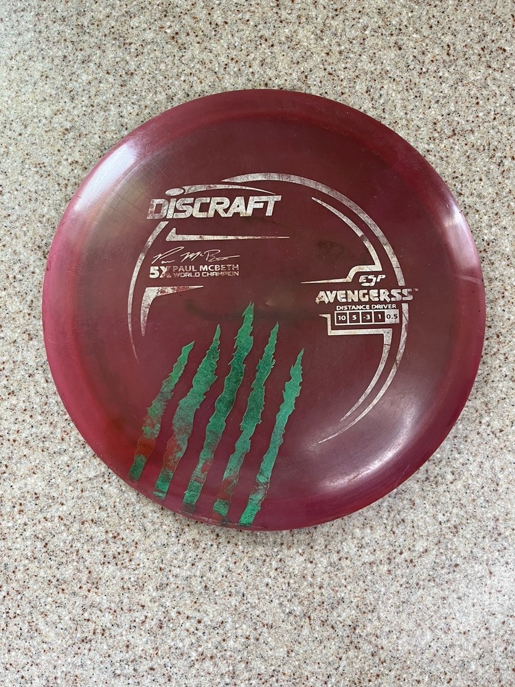 Discraft Swirly ESP Avenger SS McBeth 5X Claw 175g 6/10 Ink