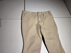 Ariat Breeches Women’s 34 L Tan Khaki Equestrian Riding Knee Grip Cotton 34×27