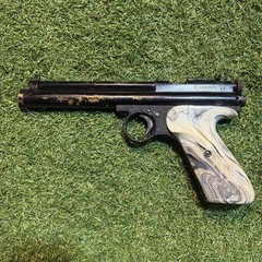 Vtg. 1950’s Crossman Model 116 .22 Pellet Bulk Fill Co2 Air Target Pistol Marble